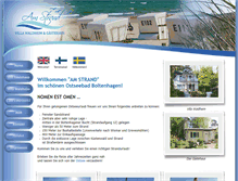 Tablet Screenshot of am-strand-boltenhagen.de